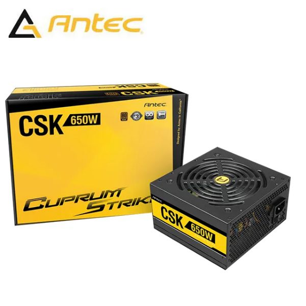 圖片 Antec CSK650(650W) 銅牌/靜音風扇/5年保