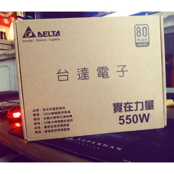 圖片 台達 550W 雙8/銅牌/DC-DC/5年保固/3年換新/GPS-550GB A