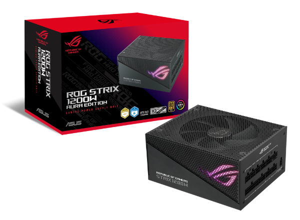 圖片 華碩 ROG STRIX 1200W AURA Edition 雙8/金牌/ATX3.0(PCIe 5.0)/10年保