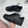 圖片 NIKE W AIR FORCE 1 '07 LX 'Black Silver' 黑魂四銀勾 立體 小銀勾 四勾 休閒鞋【HQ1180-001】AF1