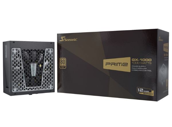 圖片 海韻 PRIME GX-1000(1000W) 雙8/金牌/全模組/12年保