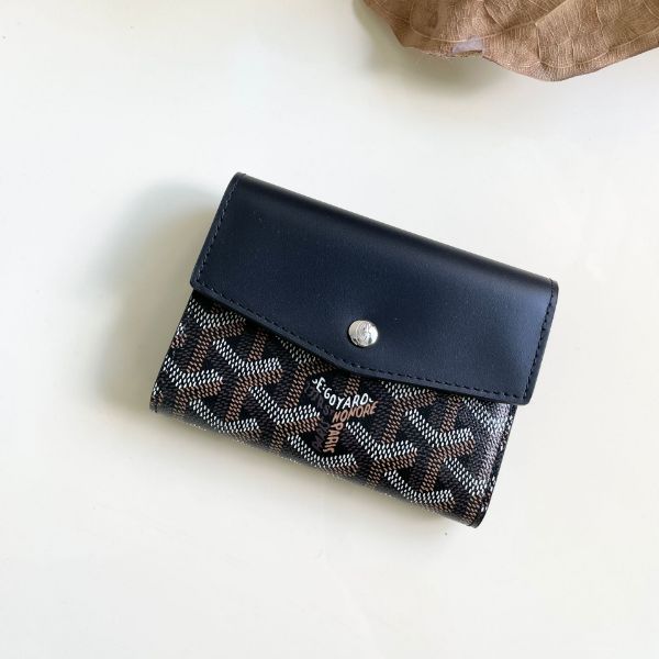圖片 #已售 歡迎詢問預訂# GOYARD 三折短夾 黑色