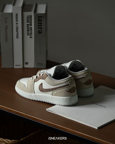 iSNEAKERS 現貨 Air Jordan 1 Low GS "Legend Light Brown" 摩卡淺棕 HF1863-200