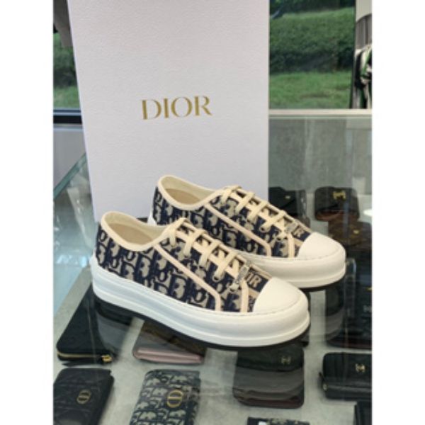 圖片 Dior 經典 老花設計 Walk'n'Dior 厚底運動鞋 現貨