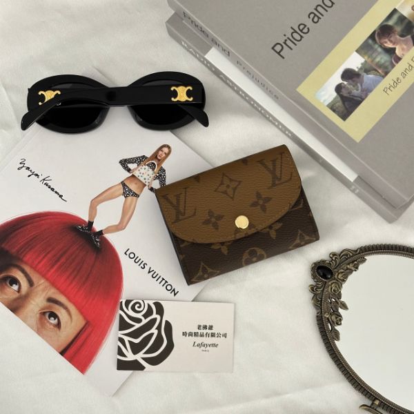 圖片 LOUIS VUITTON M82333 雙色信封釦式零錢包/卡夾包