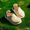 NICEDAY 現貨 Crocs Classic Crush 洞洞鞋 渦輪 厚底 踩屎感 奶茶色 男女尺寸