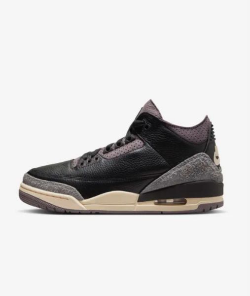 圖片 【白頭鞋腦👨🏻‍🦳】 AIR JORDAN 3ＸA Ma Maniére Black and Flat Pewter｜FZ4811-001｜預購