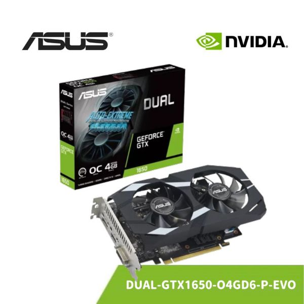 圖片 ASUS 華碩 DUAL-GTX1650-O4GD6-P-EVO 顯示卡