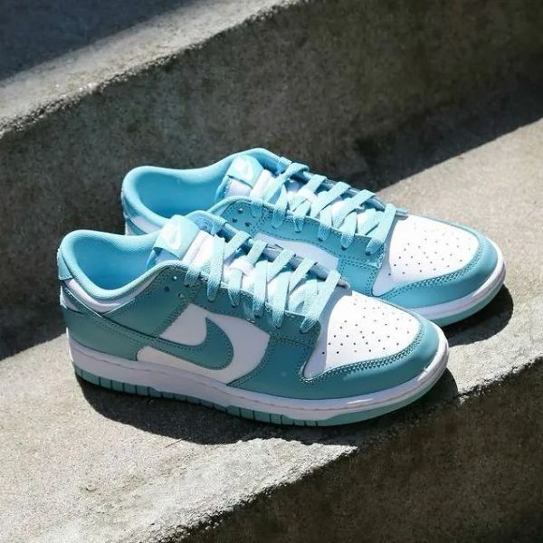 圖片 鞋教 Nike Dunk Low "Denim Turquoise" 湖水藍 霧藍 DV0833-106