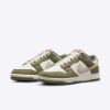 圖片 鞋教 Nike Dunk Low PRM "Medium Olive Hemp" 橄欖綠 粉 復古 FQ8250-200