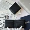圖片 DIOR CD 黑色粒面小牛皮八卡男短夾