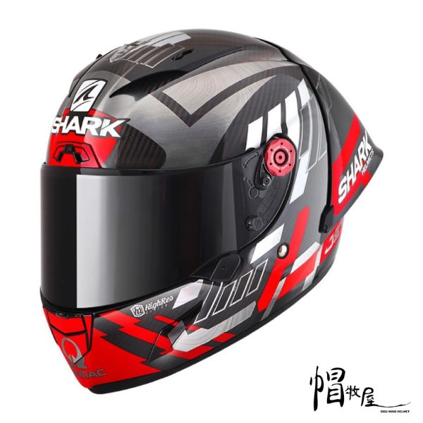 圖片 【帽牧屋】SHARK RACE-R PRO GP 06 ZARCO 2023 冬測帽  全罩式 全罩 安全帽 碳纖維 雙D扣 耳機槽