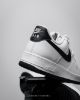 圖片 鞋教 Nike Air Force 1'07 Low " White Black" 白黑 皮革 男款 FQ4296-101