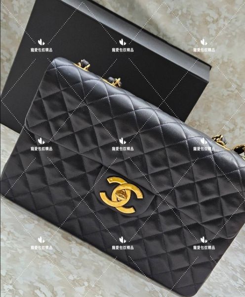 圖片 CHANEL Vintage 24K 大金釦 cf貝嫂包34