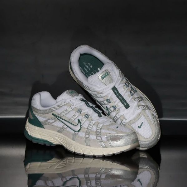 圖片 鞋教 Nike P-6000 PRM "Light Bone Bicoastal Green" 米白綠 奶油底 復古 慢跑鞋 HF4308-072