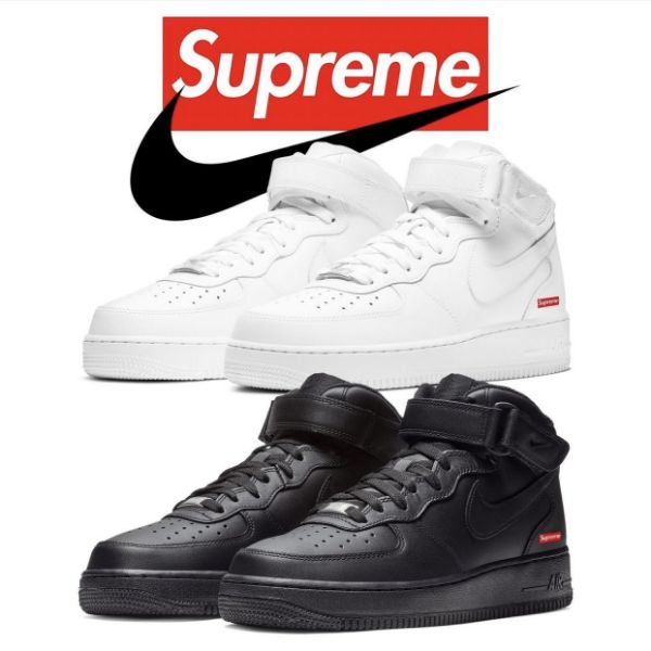 圖片 【白頭鞋腦👨🏻‍🦳】SUPREMEＸNIKE AIR FORCE 1 MID FW24｜預購