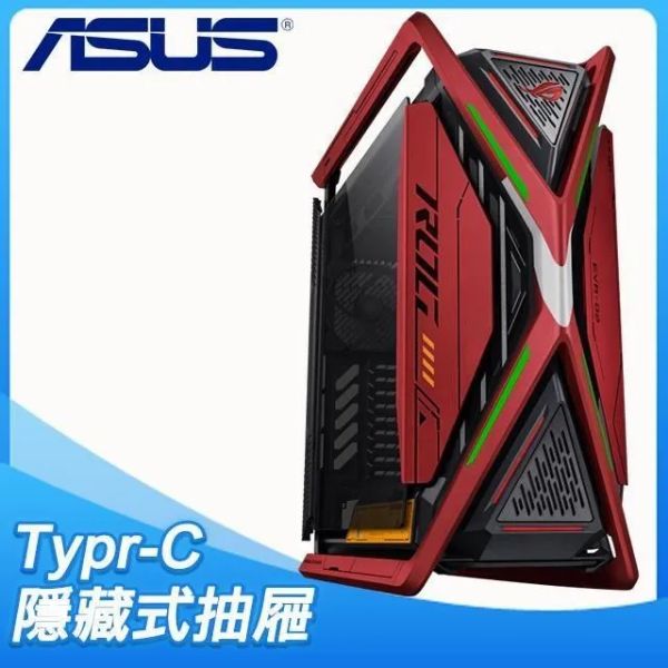 圖片 華碩 ROG Hyperion EVA-02 限定版 顯卡長46/CPU高19/玻璃透側/E-ATX