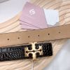 圖片 Tory Burch 專櫃款 金磚 壓紋皮帶