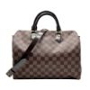 圖片 Louis Vuitton Speedy 30 棋盤格紋帆布波士頓手提斜背包(N40590-咖)