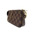 圖片 Louis Vuitton 棋盤格紋帆布迷你手提零錢包(N58009-咖)