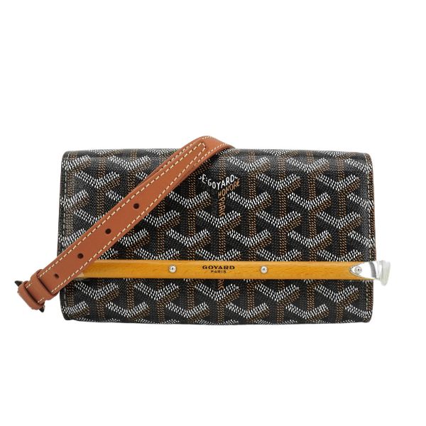 圖片 Goyard Monte-Carlo Mini Case 帆布WOC斜背包(黑)