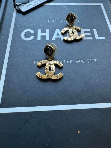 圖片 🇯🇵Chanel Vintage回途 ✨氛選品私物現貨在台·琉璃康朋系耳釘 ·在台🇹🇼現貨不必等