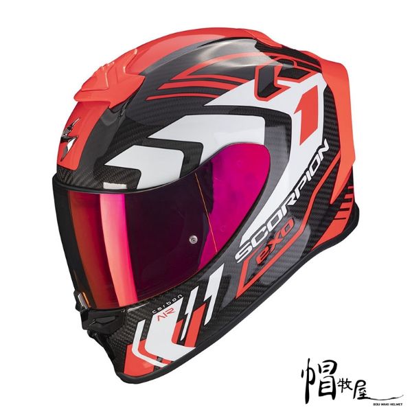 圖片 【帽牧屋】Scorpion EXO-R1 EVO Air  Carbon 彩繪 SUPRA 輕量 全罩 全罩式 雙D扣 安全帽 