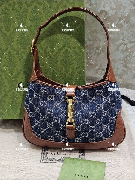 圖片 GUCCI 新款 636706 Jackie 經典1961老花拼接兩用包