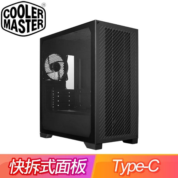 圖片 酷碼 ELITE 301 LITE 顯卡長36.5/CPU高16.3/玻璃透側/M-ATX