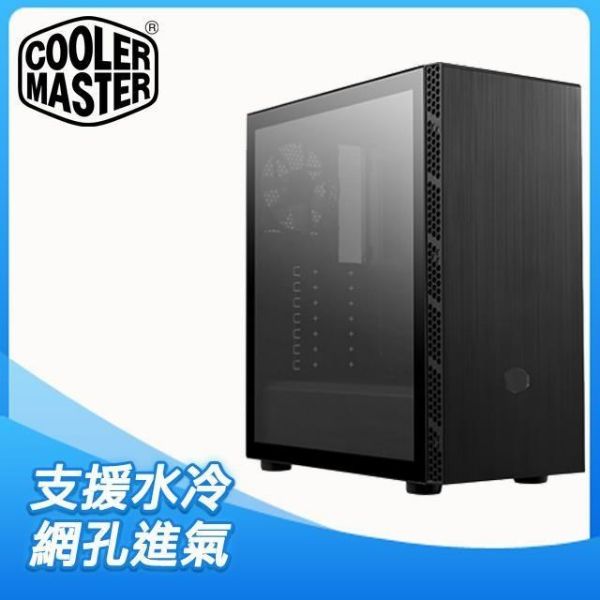 圖片 酷碼 MasterBox MB600L V2 無光碟機版 顯卡長35/U高16.1/玻璃透側/髮絲紋面板/ATX