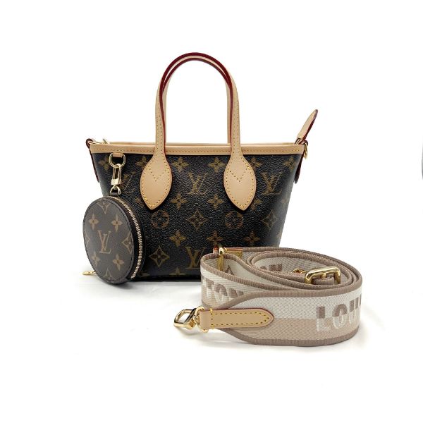 圖片 【哈極品】極新美品《Louis Vuitton LV 字紋Neverfull BB斜背包/手提包》