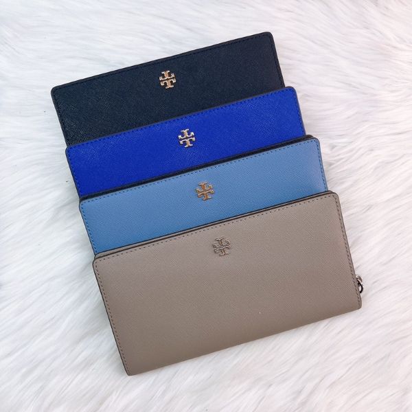 圖片 Tory Burch｜TB Emerson 防刮兩折薄長夾