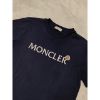 圖片 Moncler 經典字母設計 深藍配色 短袖T恤上衣