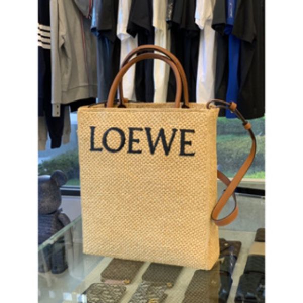 圖片 Loewe 經典字母設計 托特 手提 側背 編織包