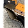 圖片 Louis Vuitton LV 斑鳩灰、黑米色 壓紋Logo設計 女生短夾 三折短夾