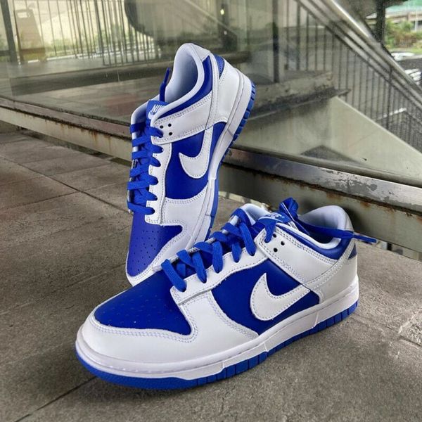 圖片 鞋教 Nike Dunk Low "Racer Blue" 賽車藍 反轉 白藍 DD1391-401