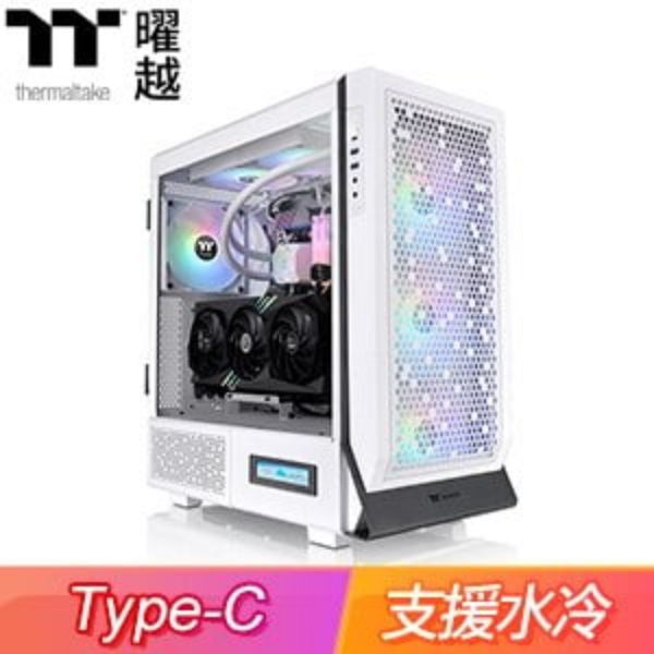 圖片 曜越 Ceres 500 TG ARGB 白 顯卡長42.5/CPU高18.5/玻璃透側/E-ATX