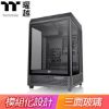 圖片 曜越 The Tower 500 黑/全景直立式/三面玻璃/E-ATX+ LCD液晶配件組(合購優惠價)