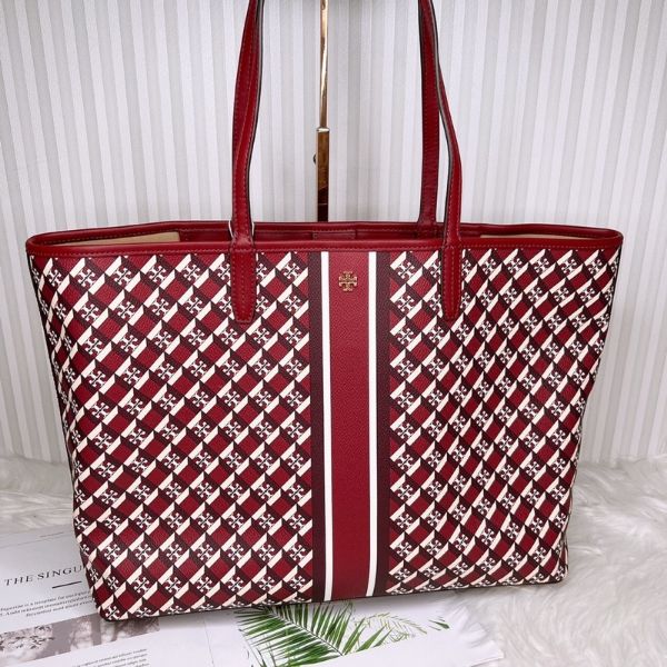 圖片 Tory Burch｜TB 磁扣 老花防刮托特包