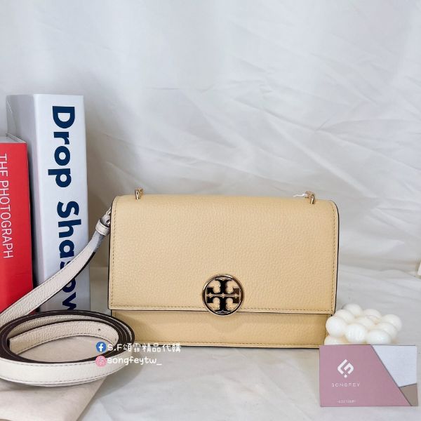 圖片 Tory Burch｜TB 專櫃款 Miller 兩用風琴包 斜背包 肩背包