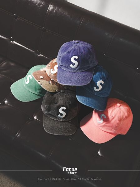 Supreme FW24 Canvas S Logo 6-Panel