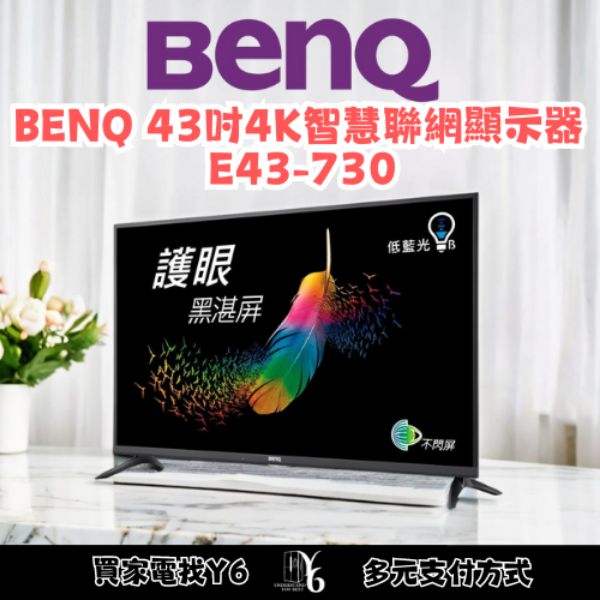 BENQ 43吋4K智慧聯網顯示器 E43-730