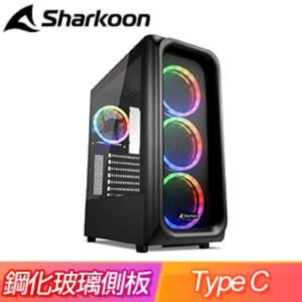 圖片 旋剛 TK5M RGB 顯卡長31(33.5)/CPU高15.7/前置Type-C/玻璃透側/ATX