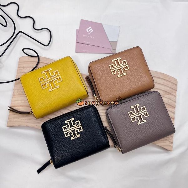 圖片 Tory Burch｜TB 大金logo 兩折短夾