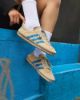 Clot x Adidas Originals Gazelle Linen Khaki Light Blue IH3641