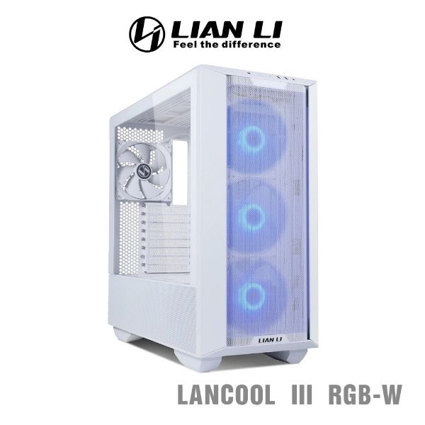 圖片 聯力 LANCOOL III RGB 白 顯卡長43.5/CPU高18.7/雙玻璃透側/E-ATX