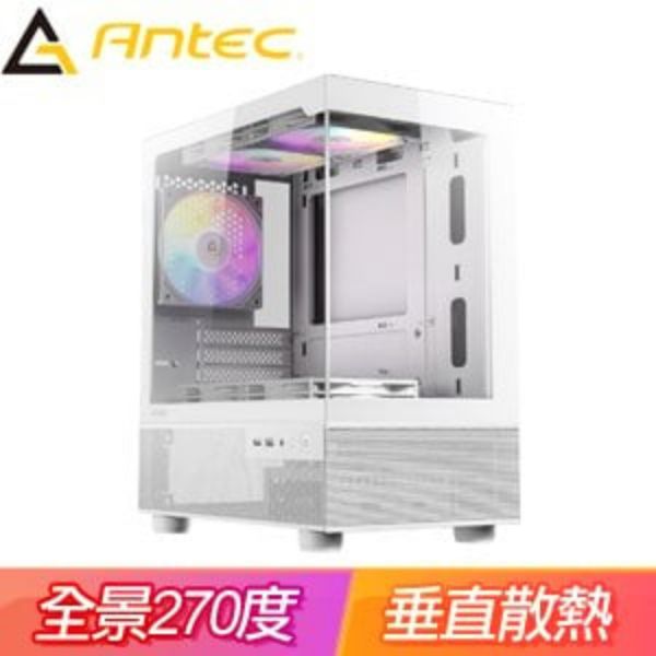 圖片 Antec CX200M 定光RGB 白 顯卡長33/CPU高16.4/風扇*5/全景玻璃透側/M-ATX