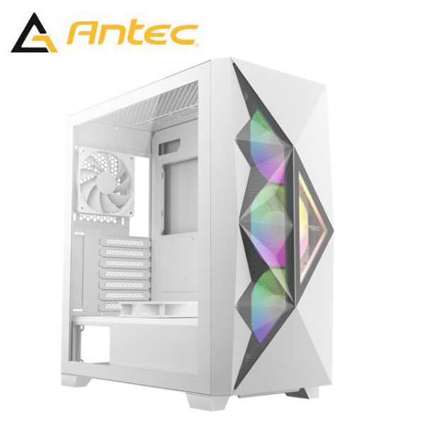 圖片 Antec DF800 FLUX White 顯卡長40.5/CPU高17.5/創新風流架構/玻璃透側/ATX