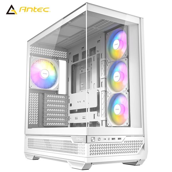 圖片 Antec C7 ARGB 白 顯卡長45/CPU高18/全景玻璃透側/支援背插/ATX