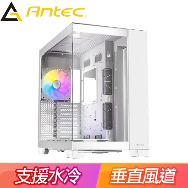 圖片 Antec C8 ARGB 白 顯卡長44/CPU高17.5/分艙設計/全景玻璃透側/E-ATX